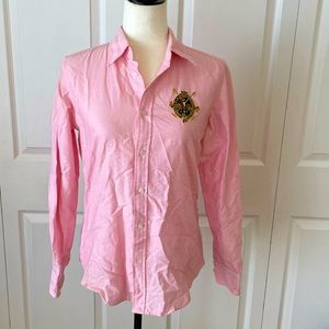 Ralph Lauren Pink Button Down Shirt
